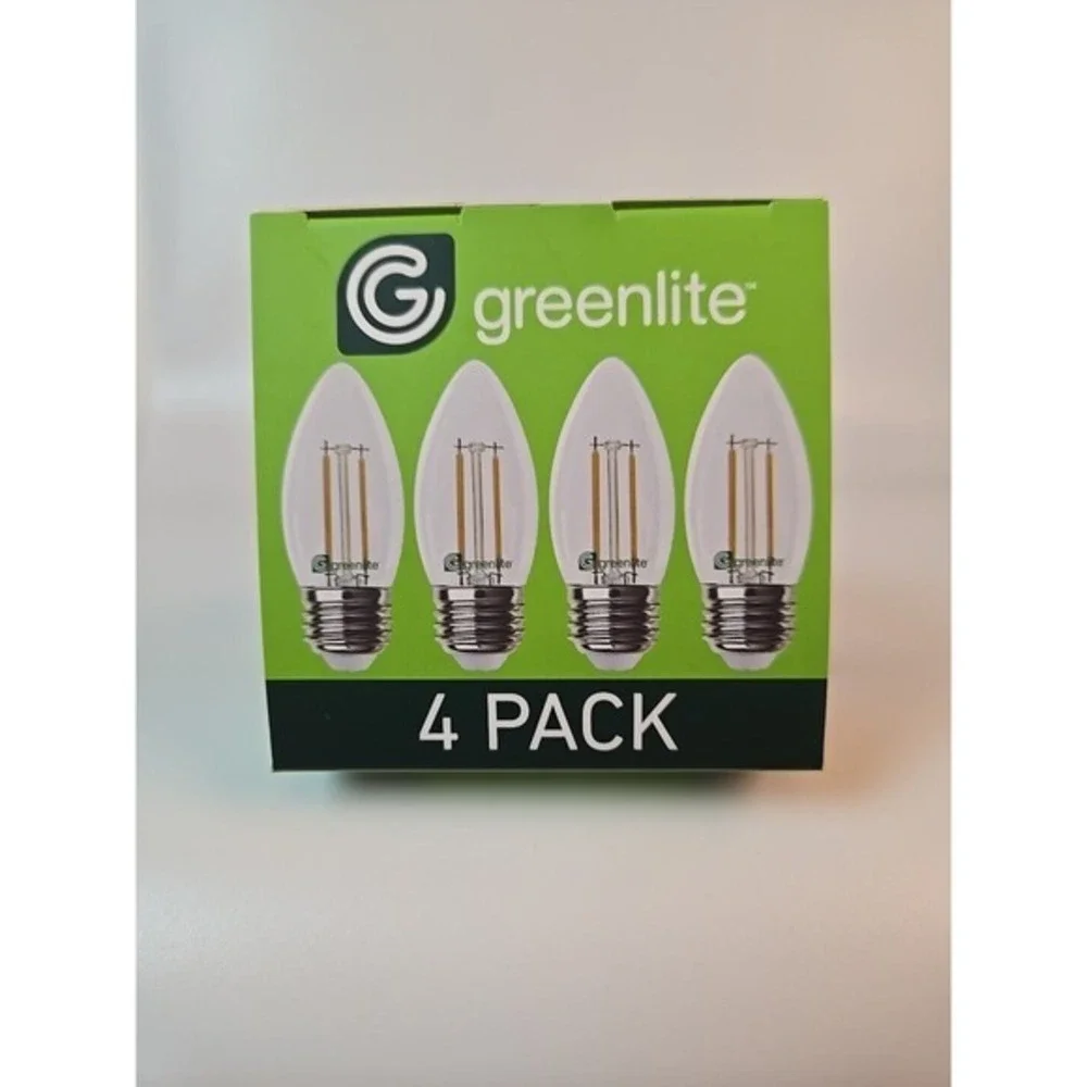 8 Bulbs (2 - 4 Packs) - B10‎ Chandelier Bulbs LED 4W Dimmable 40W Equivalent NEW